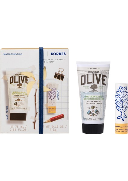 Olive Sea Salt El Kremi 75 ml & Lipbalm Honey fiyatları