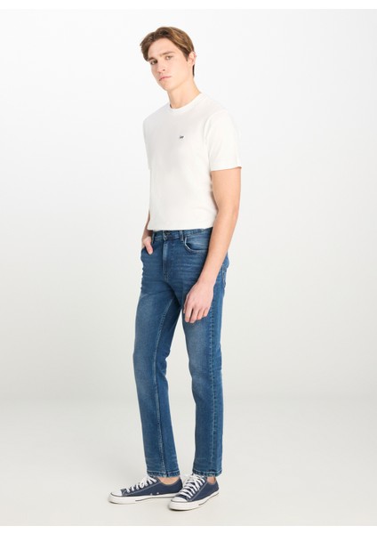 Normal Bel Regular Tapered Erkek Denim Pantolon L733025318 Austin Denim Pantolon