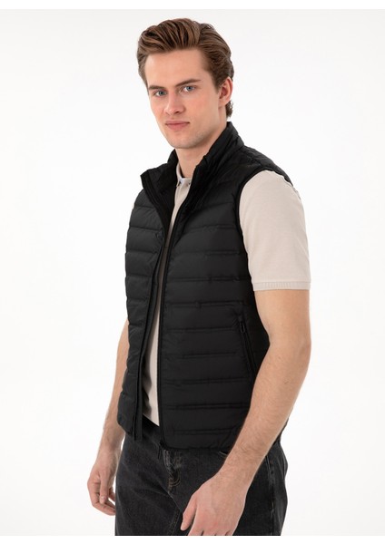 Siyah Erkek Yelek Frency modelleri