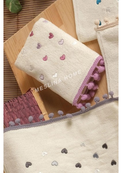 Renkli 6'lı Nakışlı Pamuklu Mutfak Havlusu Seti 30x50 cm modelleri