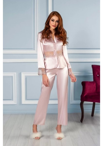 Pierre Cardin 6040 Kısa Gecelikli 6'lı Ipek Set