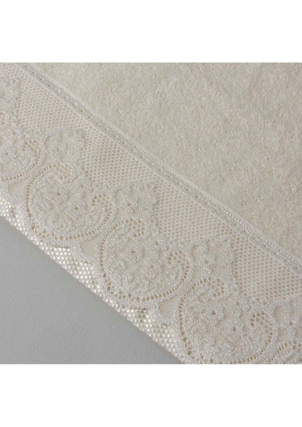 Ekru pamuk yüz havlusu 50x80 cm, yumuşak ve şık dokunuşlu doğal konfor.