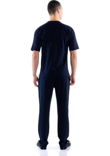 D's Damat 02000 Kısa Kol 3'Lü Erkek Pijama Takımı