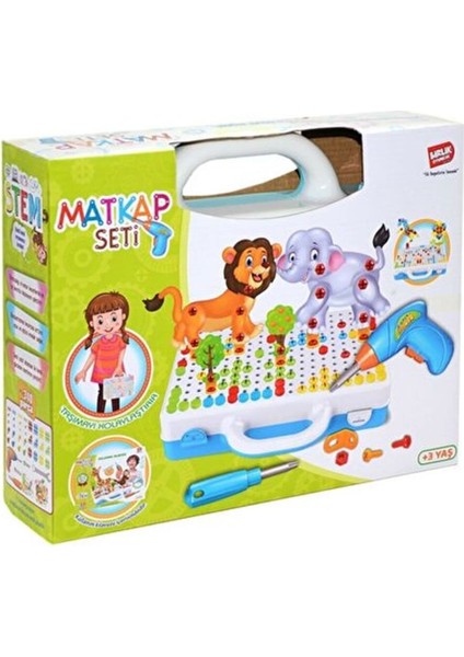 Blk 3D Stem Eğitici Matkap Seti - Hayvanlar