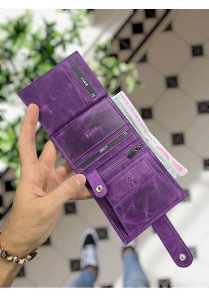 112 Deri Cüzdan Isme Özel Kadın Erkek Dıştan Kilit Çıtıçıtlı Fermuarlı Çanta