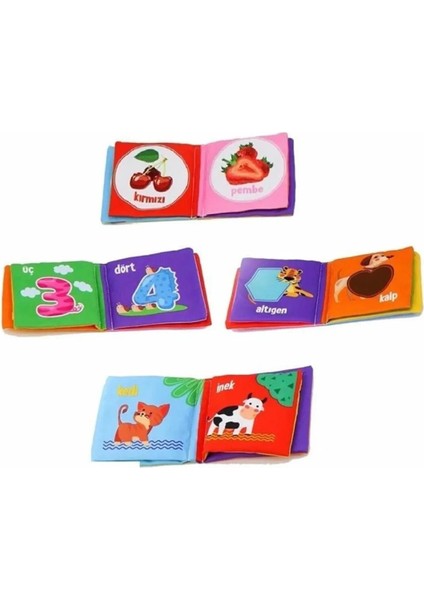 Neşeli Hayvanlar Bultak Bebeğimin Ilk Kitap Seti Kare 8 Model Bultak modelleri