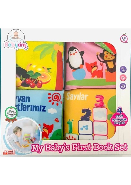 Neşeli Hayvanlar Bultak Bebeğimin Ilk Kitap Seti Kare 8 Model Bultak indirimleri