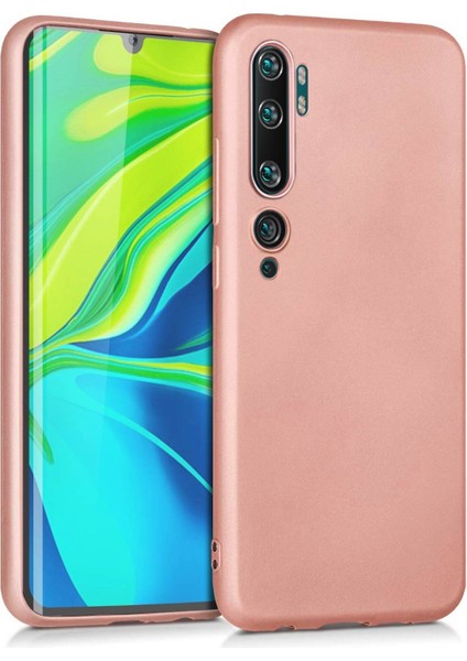 Xiaomi Mi Note 10 Pro Premium Silikon Kılıf Rose Gold