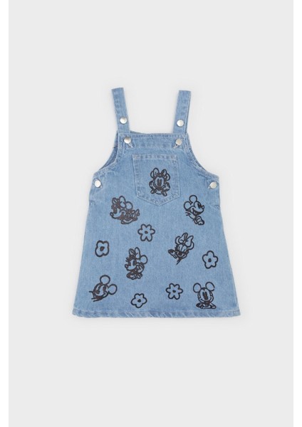 Kız Bebek Disney Mickey & Minnie Salopet Jean Elbise E0451A525SP