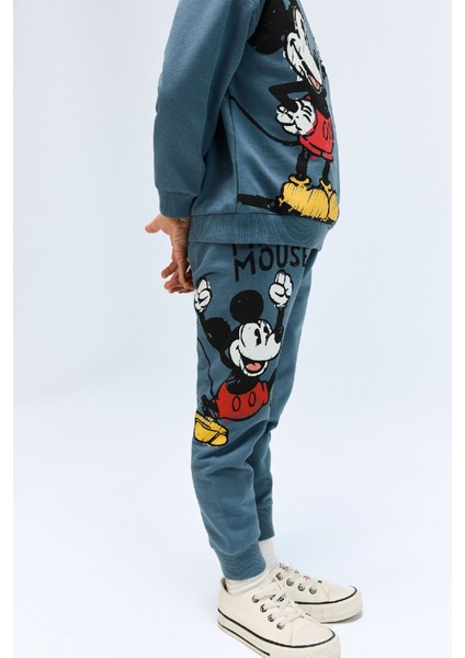 Erkek Bebek Disney Mickey & Minnie Beli Lastikli Eşofman Altı E4712A525SP