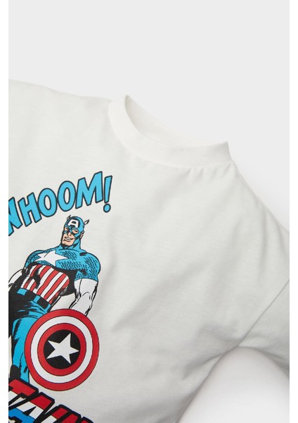 Erkek Bebek 2'li Takım Marvel Comics Kısa Kollu Tişört Beli Lastikli Şort E4720A525SM indirimleri