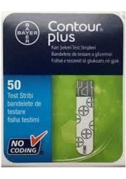 Contour Plus Test Stripi 50'li x 10 Adet
