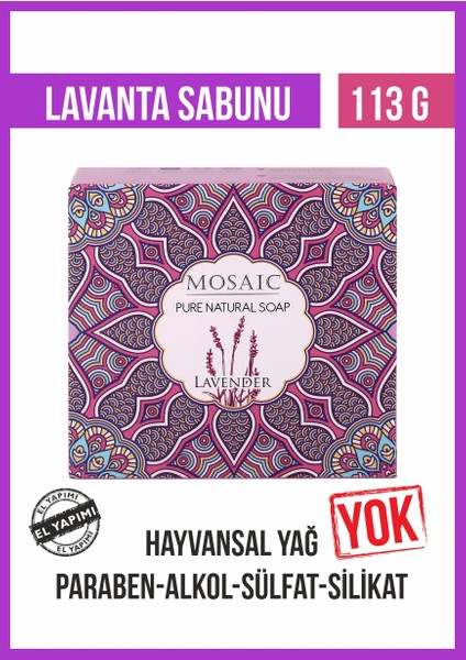 Mosaıc Lavanta Sabunu 113 gr x 6 Paket