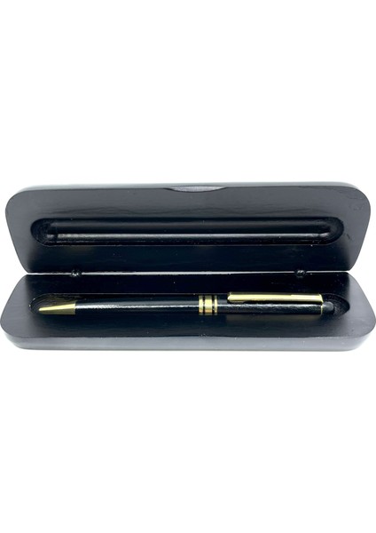 Bambu Kalem Ahşap Kutulu - Siyah fırsatları