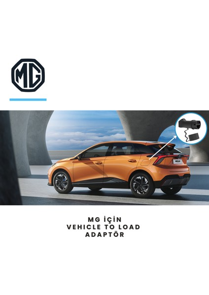MG Araçlar için Tek Çıkışlı V2L Adaptör 3,5kW 16A