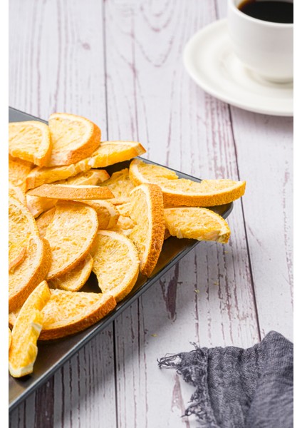 freeze Dried Portakal, Dondurularak Kurutulmuş Meyve Cipsi, Freeze Dry Meyve Kurusu 20 gr