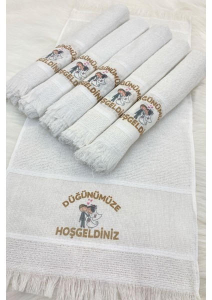 6'lı renkli el havlusu seti, düğün ve sünnet konvoyu dekorasyonu fiyatları