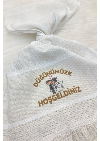 6'lı renkli el havlusu seti, düğün ve sünnet konvoyu dekorasyonu modelleri