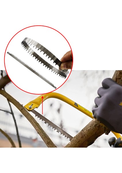 Kolastar Yaylı El Testere Ağzı Yedeği Bıçağı 1 Adet İsveç Kalitesi 24" Inç 610 mm (61CM) Çatal Diş