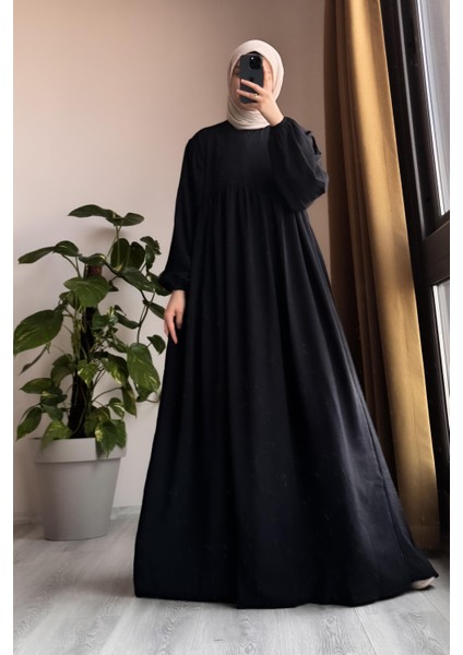 Yelekli Elbise-Siyah