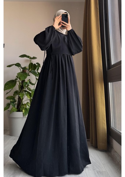 Yelekli Elbise-Siyah fiyatları