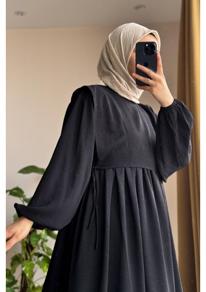 Yelekli Elbise-Siyah modelleri