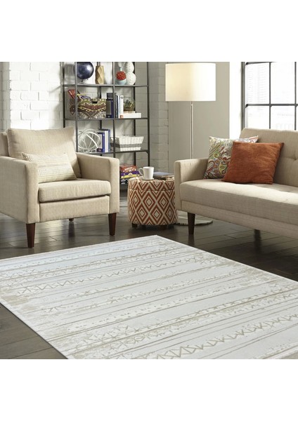 Viola Koleksiyonu Dekoratif Akrilik Iplik Pamuk Taban Halı