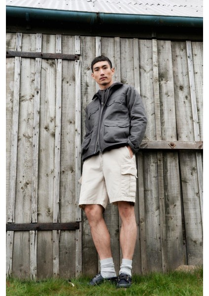 Grindle Cargo Relaxed Şort BE72 Oatmeal
