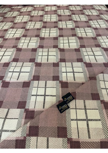 Nivemeshome Lila Desenli 160X230 Tek Pike Örtüsü Tek Kişilik