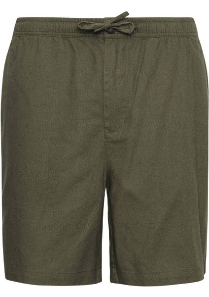 Cotton Linen Relaxed Şort SG31 Light Sage