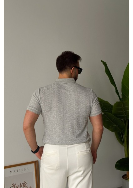 Borili Erkek Polo Yaka Pamuk Karışımlı Etnik Desenli Regular Fit Kısa Kollu Tişört modelleri
