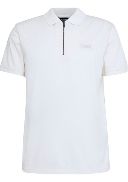B.ıntl Chapter Jacquard Texture Polo Yaka WH32 Whisper White