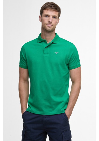 Active Tailored Fit Polo Yaka GN39 Hedge Green