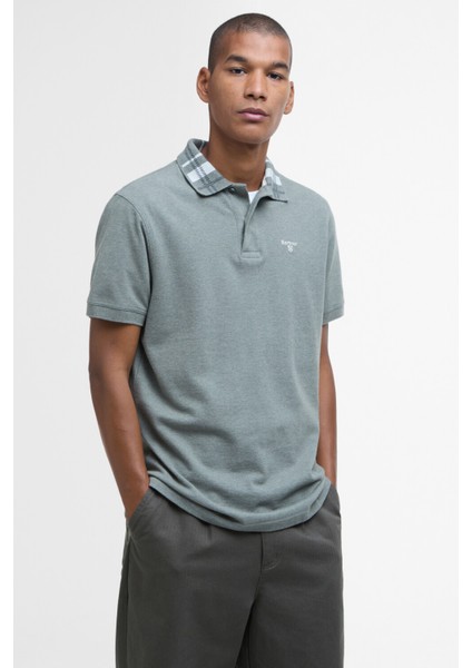 Trematon Tailored Fit Polo Yaka OL91 Olıve Marl