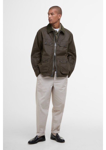 Re-Engineered Short Bedale Yağlı Ceket Sn91 Beech modelleri