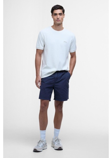 B.ıntl Charlie Textured T-Shirt WH32 Whisper White