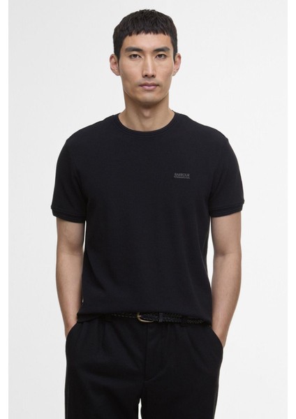 B.ıntl Charlie Textured T-Shirt BK11 Black
