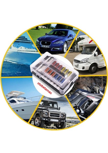 50 Adet Mini Oto Bıçak Sigorta, Yassı Sigorta (mikro, micro) fırsatları