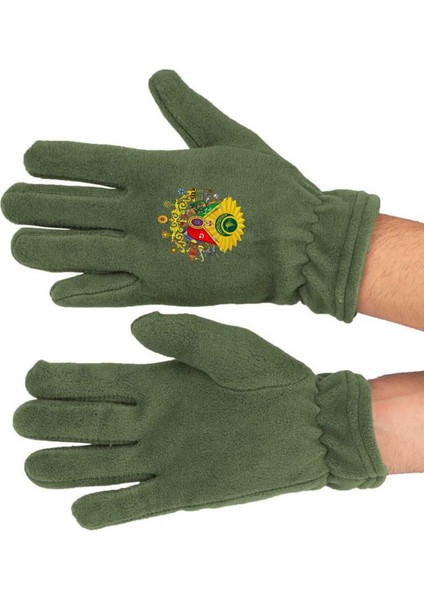 Osmanlı Arması Polar Uzun Eldiven BLL4999