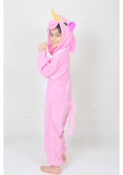 KADIKÖY KOSTÜM Kız Çocuk Pembe Unicorn Kostümü