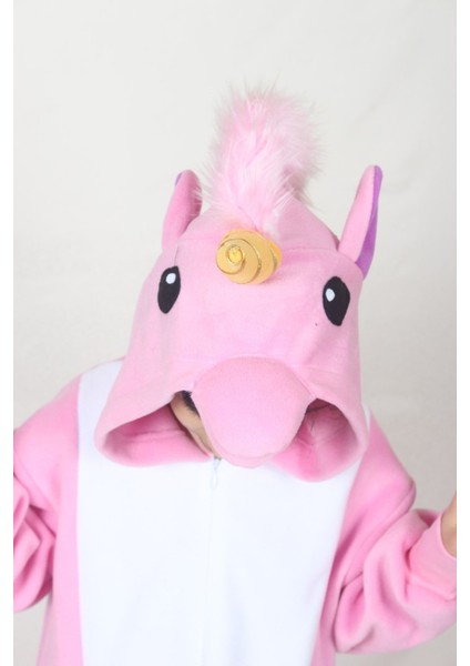 KADIKÖY KOSTÜM Kız Çocuk Pembe Unicorn Kostümü