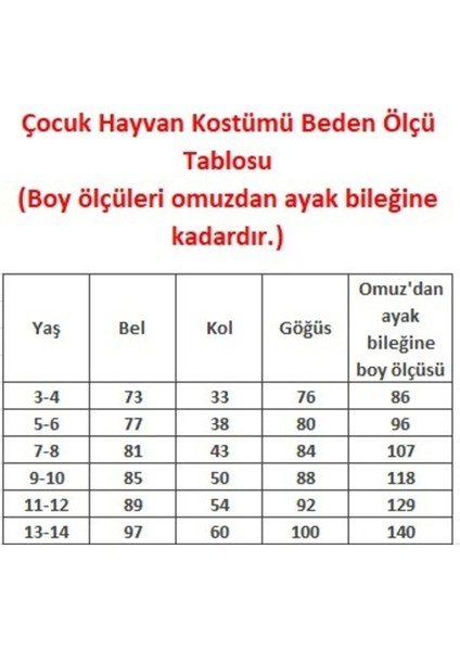 KADIKÖY KOSTÜM Kız Çocuk Pembe Unicorn Kostümü