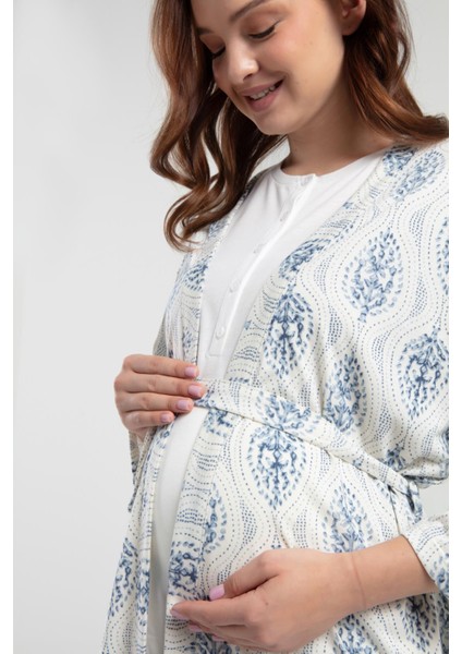 3'lü Lohusa Pijama Seti