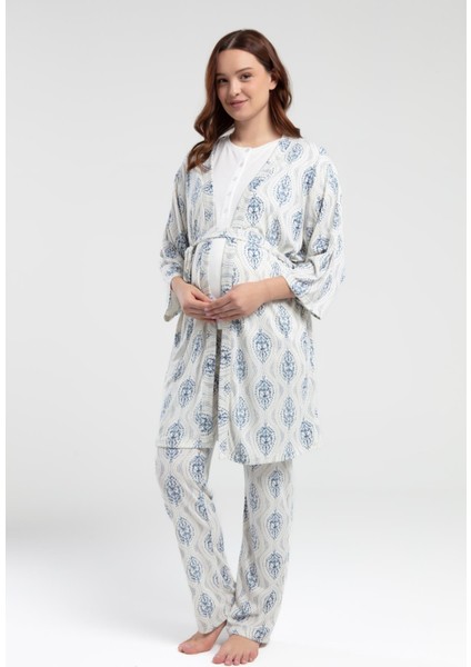 3'lü Lohusa Pijama Seti