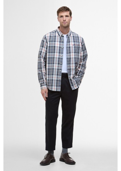Laggon Tartan Slim Fit Gömlek TN40 Bleached Pine Tartan