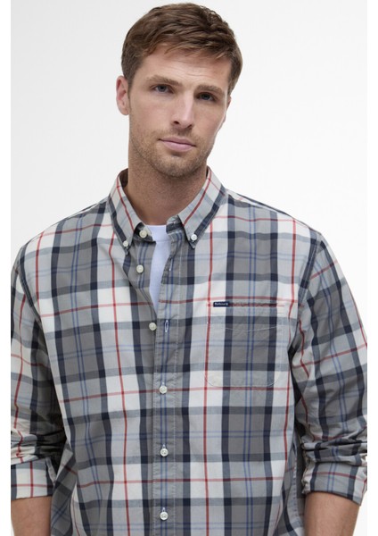 Laggon Tartan Slim Fit Gömlek TN40 Bleached Pine Tartan