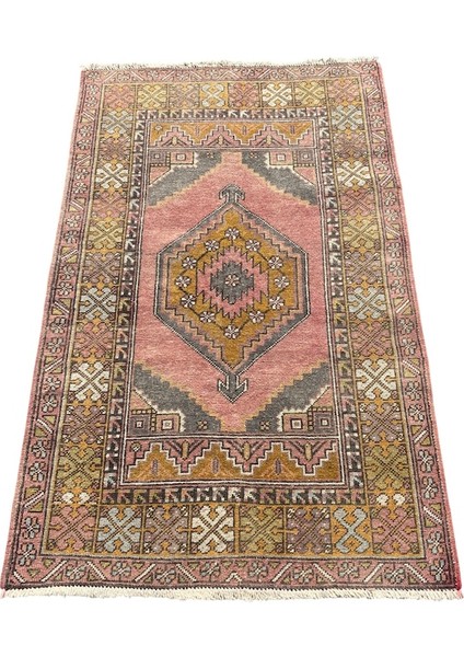 El Dokuma Eskitme Ortaköy Halısı 108 x 171 Vintage Halı