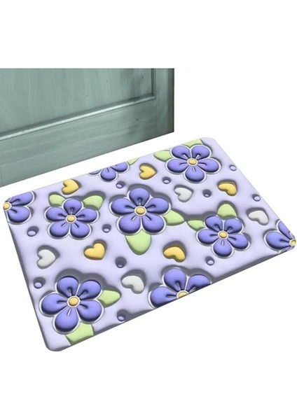 Su emici banyo paspası, kaymaz taban, 40x60 cm, gri, kauçuk malzeme modelleri