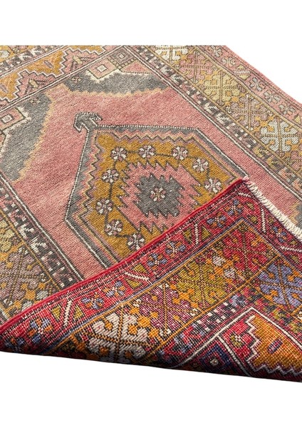 El Dokuma Eskitme Ortaköy Halısı 108 x 171 Vintage Halı fırsatları