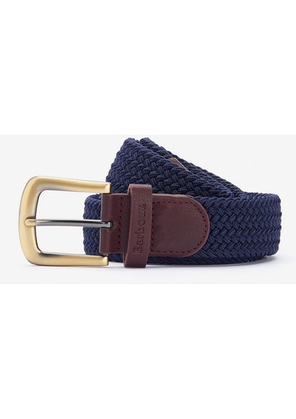 Esnek Dokuma Deri Kemer NY31 Navy